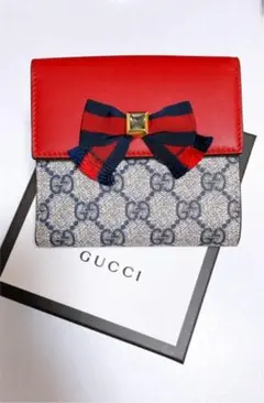 ■GUCCI リボンデザイン財布 グッチ正規品