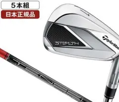 ステルス アイアンセット テンセイレッド カーボンシャフト S