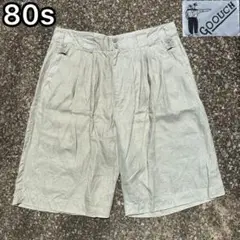 80年代 アメリカ グーチ リネン ショートパンツ ショーツ デザイン古着