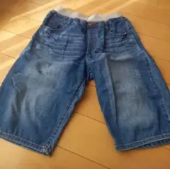デニムブルー ハーフパンツ 150