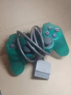 SONY PS1 アナログコントローラー　クリアグリーン　激レア　プレステ1