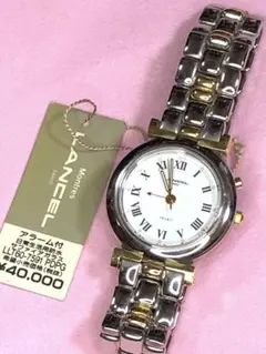 未使用　メンズ　腕時計　LANCEL サファイアガラス　稼働　新品電池