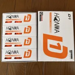 HONMA D1 ゴルフボール　オレンジ　12球セット