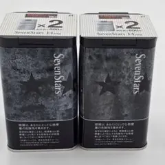 Seven Stars たばこ　蓋付き灰皿　角型缶　2個セット