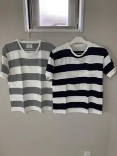 ÉDIFICE ストライプ Tシャツ 2枚セット