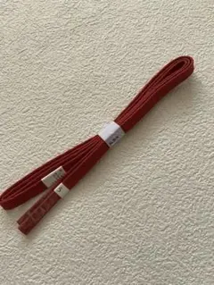 正絹 三分帯締め 赤