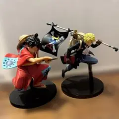 ワンピース ルフィ サボ　フィギュアセット