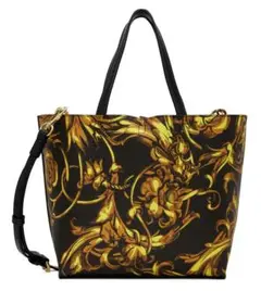 【新品未使用】 VERSACE JEANS COUTURE トートバッグ 黒