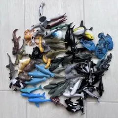 海洋生物ミニフィギュアコレクション　他　まとめ売り　71個