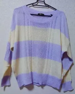 メッシュのニット