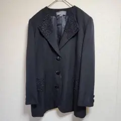【Chalet Blanc】（XL）刺繍入りフォーマルジャケット/礼服/きれい系