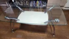 値下げ 強化ガラス テーブル