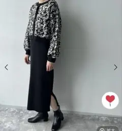 LOWRYS　FARM ガラニット 2Pワンピース