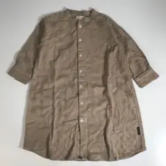 子供服 100㎝ クゥオティユースフィス シャツワンピース シンプルF1A420