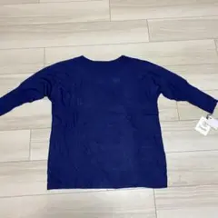 Foochi ヴェメラムカンパネラ ニット 5分袖 M ネイビー 新品