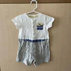 ★KISETTE キセット カバーオール ロンパース 80 ナルミヤ 日本製