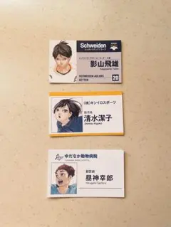 『ハイキュー‼︎』 名刺カードコレクション　第1弾 （全15種/ランダム3種入り）