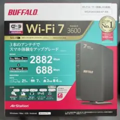 BUFFALO WSR3600BE4P-BK Wi-Fi 7 ルーター
