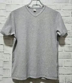 EVISU エヴィス Tシャツ グレー Vネック