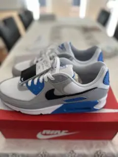 Nike Air Max 90 ホワイト/グレー/ブルー