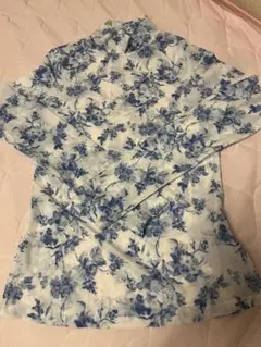 シースルーハイネックシャツ