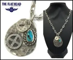 THE FLAT HEADフラットヘッド シルバー プレート ペンダント