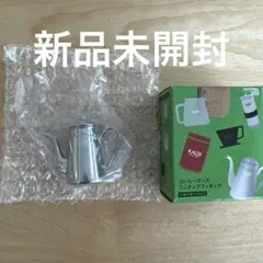 新品未開封　KALDI コーヒーグッズ ミニチュアフィギュア ティーポット