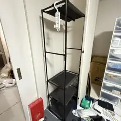 シンプルハンガーラック ブラック