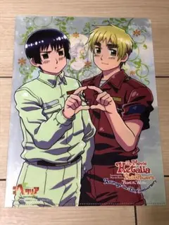 ヘタリア　animage アニメージュ　付録　クリアファイル