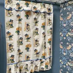カーテン 昭和レトロ ファンシー インテリア 当時物
