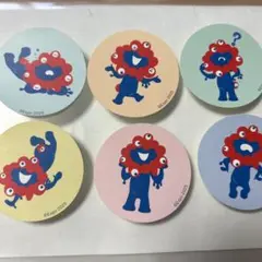 ミャクミャク　シール6枚　ファミマ　今川焼き　万博