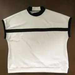 未使用品！Kolwinメッシュ素材 ホワイト/ブラック シャツ 3XL