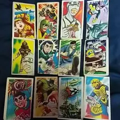 【昭和メンコ（バットマン）】12点セット 昭和メンコ（バットマン）】12点セット