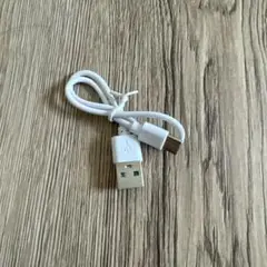 ホワイト USB-Aケーブル