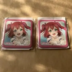サンシャインAqours 秋葉原パレットミニゲーム　C賞缶バッジ　ルビィ　2個