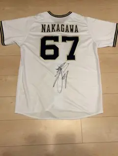 オリックスバファローズ　中川圭太　直筆サインユニフォーム
