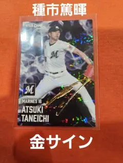 カルビー プロ野球チップス 第2弾 種市篤暉 千葉ロッテマリーンズ 金サイン