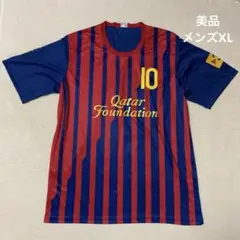 美品　バルセロナ　ユニフォーム　メッシ　サイズXL サッカーゲームシャツ