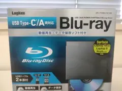 新品未開封Logitec USB Type-C/A ポータブルブルーレイドライブ