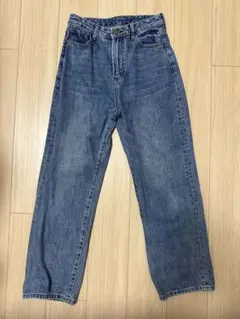 titivateライトブルーワイドレッグデニムパンツ（Lサイズ）