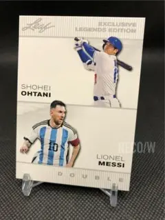【貴重】大谷翔平＆メッシ Leaf Exclusive Legends