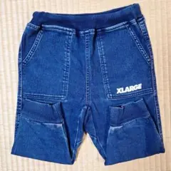 #021 XLARGE KIDS ファニーゴリラジョグデニムロングパンツ 100