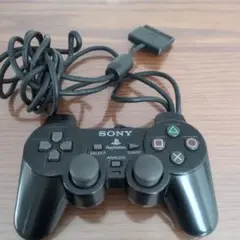 プレイステーション2　DUALSHOCK2 ブラック 純正コントローラー 2U