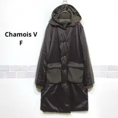 Chamoi V リバーシブル ロングモッズコート フード 中綿入り H892