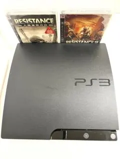【ジャンク】PS3 本体 ブラック スリムデザイン