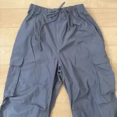 GU グレー カーゴパンツ