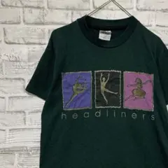 USA製90sヴィンテージTシャツ！シングルステッチ　グリーン半袖古着S4