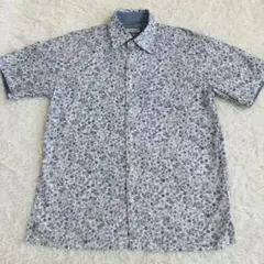 barassi 半袖シャツ 花柄 メンズ 綿100% Mサイズ（710）