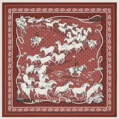 HERMES エルメス カレ55 スカーフ 野生馬 新品未使用 55x55