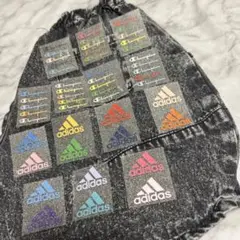 adidas アディダス　チャンピオン　アイロン　ロゴ　シート　おそろ　Tシャツ